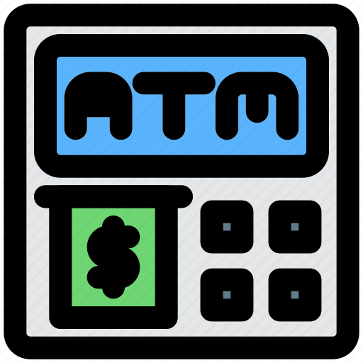 Atm, mall, money, automated teller machine, shopping, store icon - Download on Iconfinder