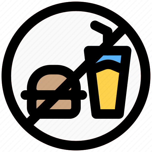 No, eating, mall, forbidden, food, prohibited, store icon - Download on Iconfinder