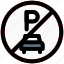 no, parking, mall, car, vehicle, prohibited, forbidden 