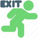 exit, mall, door, open, store, outlet
