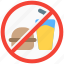 no eatables, food, prohibited, restricted, mall, store, shops 