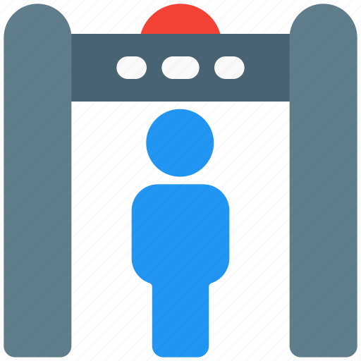 Security, gate, mall, body scanner, store, shopping icon - Download on Iconfinder