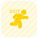exit, mall, door, out, store, shopping