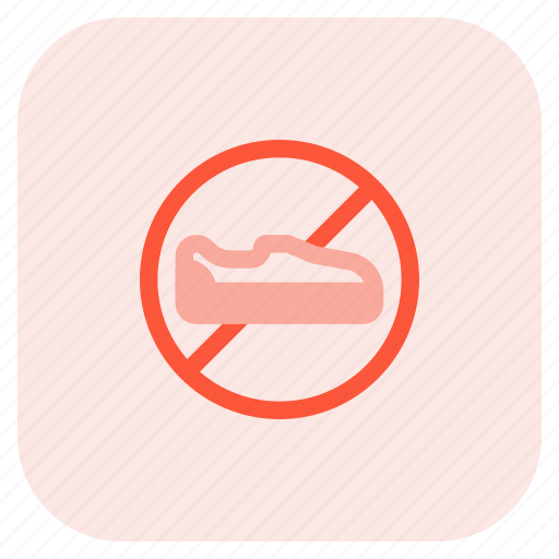 No, shoes, mall, footwear, prohibited, sneakers, store icon - Download on Iconfinder