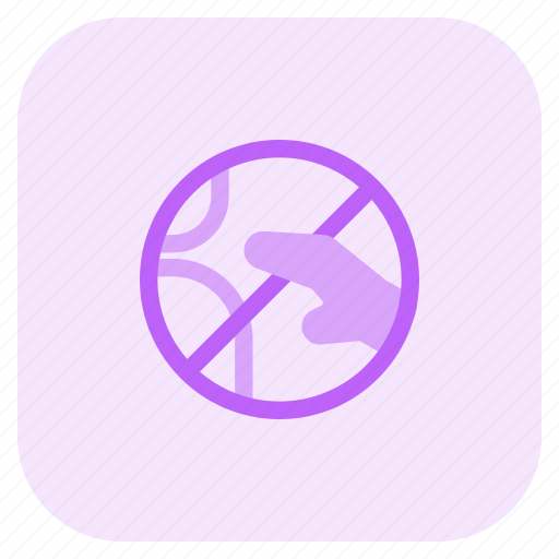 No, touching, mall, forbidden, handsoff, shopping, store icon - Download on Iconfinder