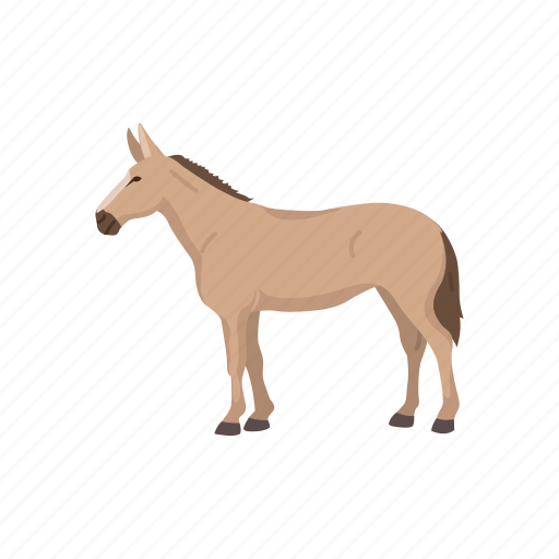 Animals, domestic animal, donkey, horse, mammal, mule icon - Download on Iconfinder