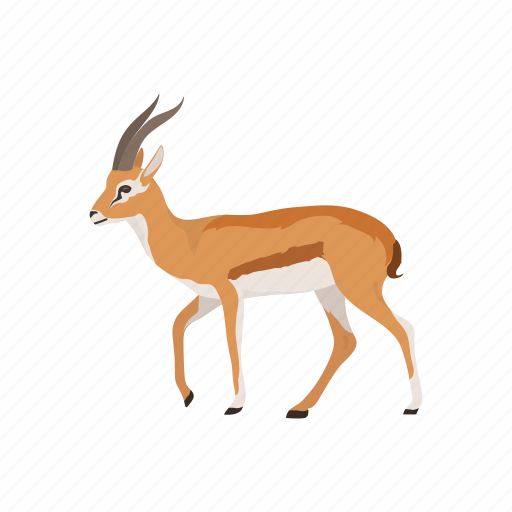 Animals, antelope, gazelle, hart mountain antelope, hartebeest, mammal icon - Download on Iconfinder