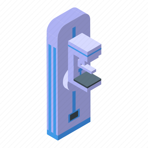 Mammography, machine, health, isometric icon - Download on Iconfinder