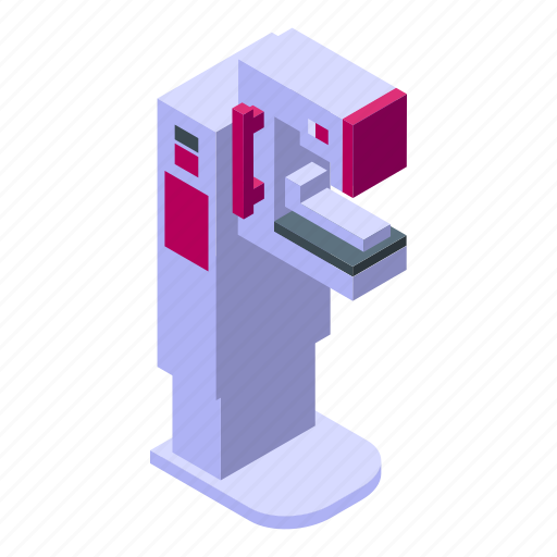 Mammography, machine, breast, isometric icon - Download on Iconfinder