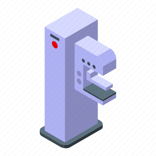 Mammography, machine, cancer, isometric icon - Download on Iconfinder