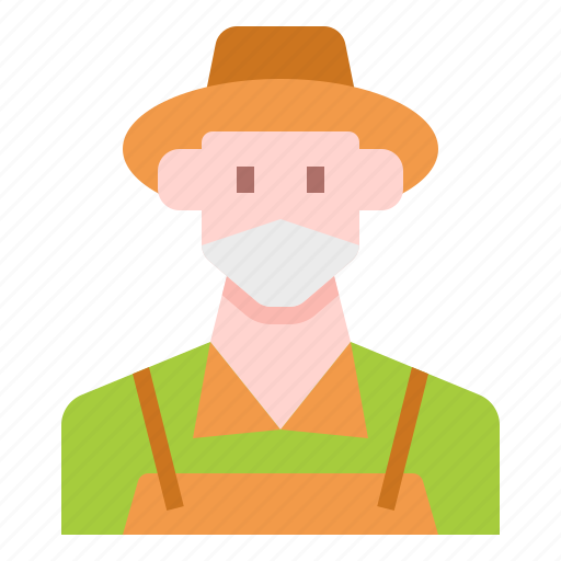 Avatar, farmer, gardener, man, mask, people, user icon - Download on Iconfinder