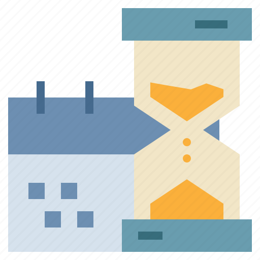 Calendar, date, time, sand, management, work icon - Download on Iconfinder