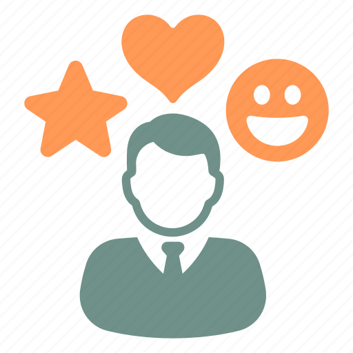 User, experience, crm, like, star, heart, customer icon - Download on Iconfinder