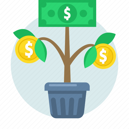 Growth, money, plant, tree, business, finance icon - Download on Iconfinder