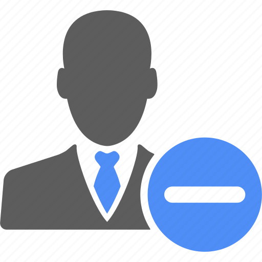 Businessman, manager, avatar, business, minus icon - Download on Iconfinder