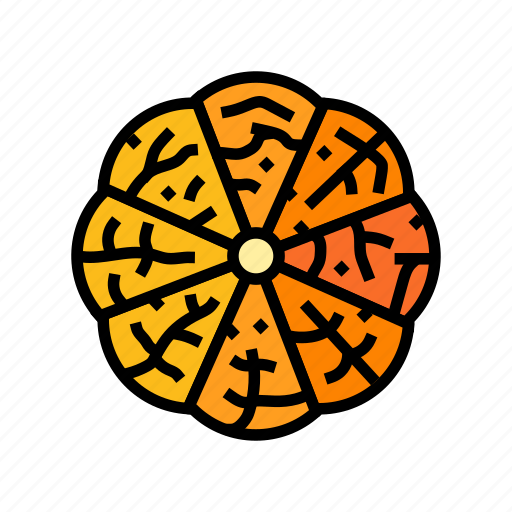 Orange, peeled, slice, mandarin, clementine, fruit icon - Download on Iconfinder