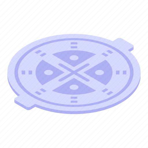 Manhole, isometric, heavy icon - Download on Iconfinder