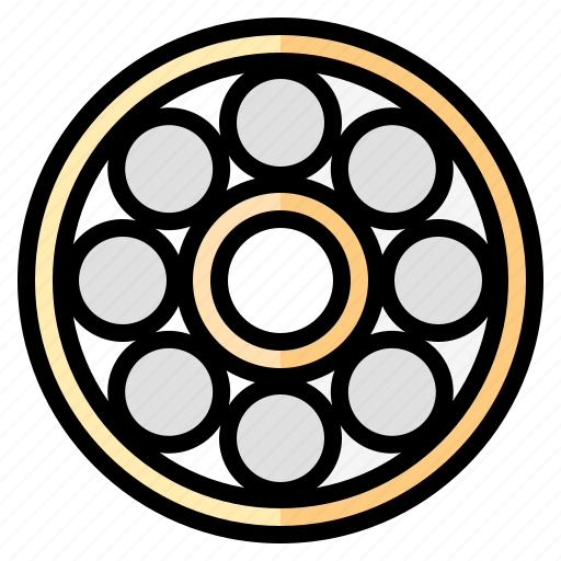 Friction, bearing, rotation, transportation, industry, ball, machine icon - Download on Iconfinder