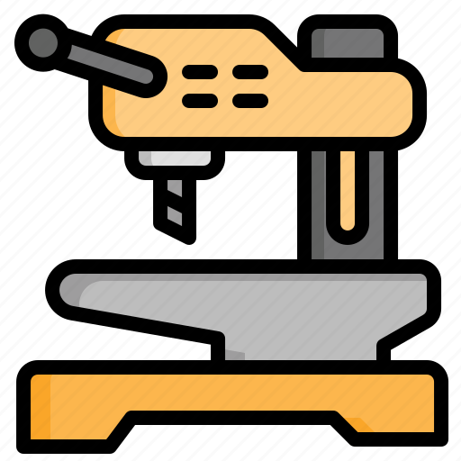 Drilling, machine, drill, factory, industry, equipment, electronics icon - Download on Iconfinder