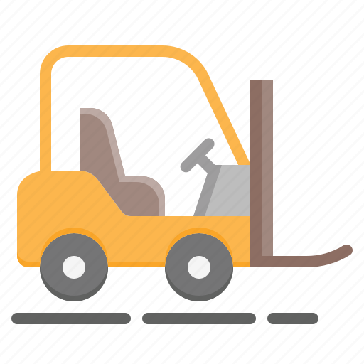 Forklift, logistics, freight, transportation, cargo, delivery icon - Download on Iconfinder