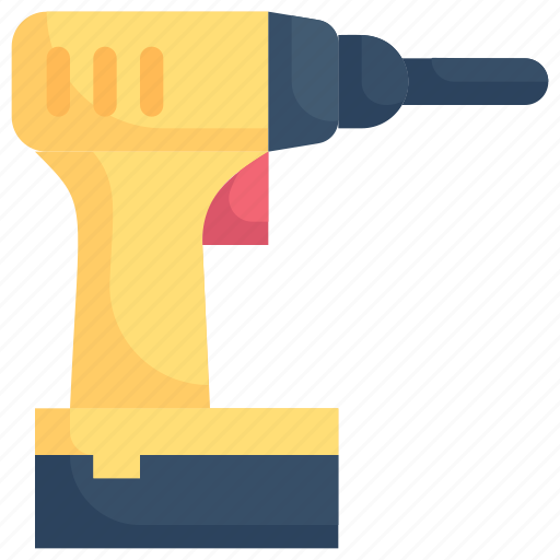 Driller, factory, industries, manufacturing, mass production, repair, tool icon - Download on Iconfinder