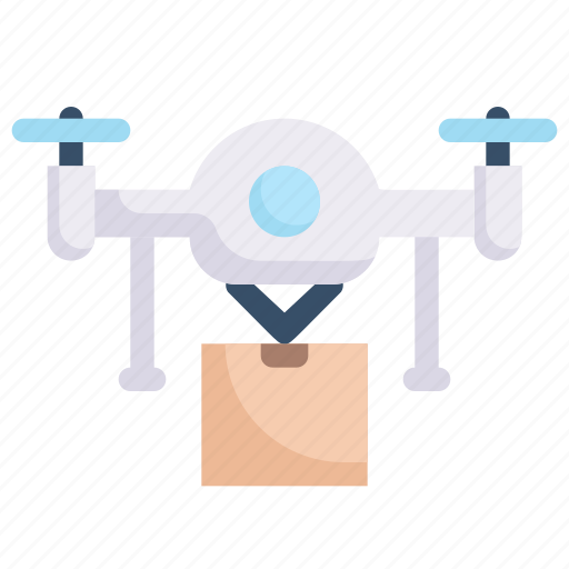 Distribution, factory, industries, logistic, manufacturing, mass production, package drone icon - Download on Iconfinder