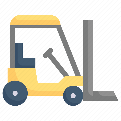 Factory, forklift, industries, manufacturing, mass production, transport, vehicle icon - Download on Iconfinder