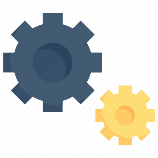 Cog, engine, factory, industries, manufacturing, mass production, mechanism gears icon - Download on Iconfinder