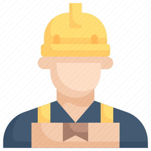 Delivery, factory, industries, manufacturing, mass production, shipping, worker with package icon - Download on Iconfinder