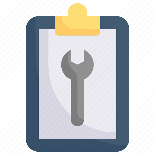 Clipboard, engineer, factory, industries, manufacturing, mass production, worksheet and tools icon - Download on Iconfinder