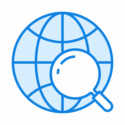 Globe, map, search icon - Download on Iconfinder