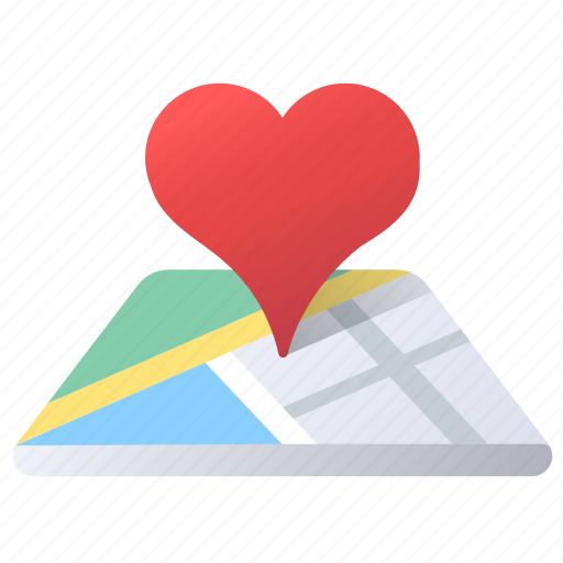 Favorite, like, location, love, map, navigation icon - Download on Iconfinder