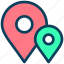 location, map, pin, place, gps 