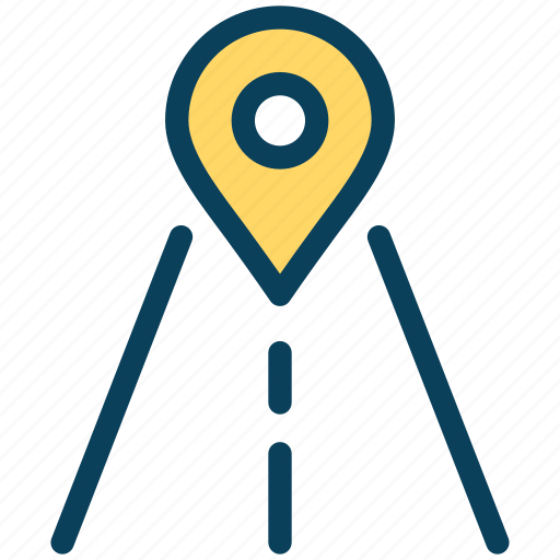 Location, map, route, highway, gps, road icon - Download on Iconfinder