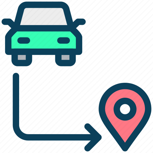 Location, map, route, direction, transport, gps icon - Download on Iconfinder