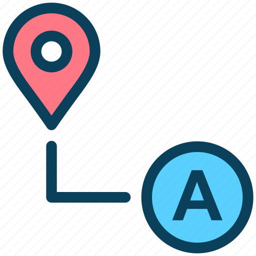 Location, map, route, direction, gps, place icon - Download on Iconfinder