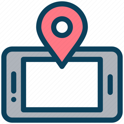Location, map, pin, mobile, navigation, gps icon - Download on Iconfinder
