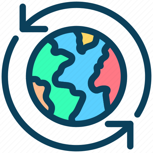 Location, map, world, update, global, navigation icon - Download on Iconfinder
