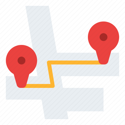 Distance, location, map, places icon - Download on Iconfinder