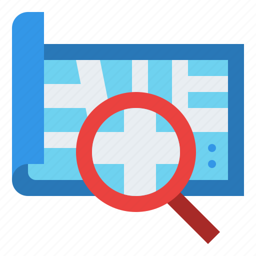 Destination, geography, map, search icon - Download on Iconfinder