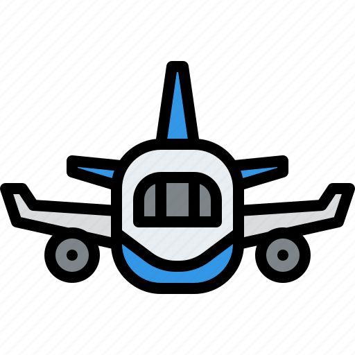 Airplane, map, transit, transportation icon - Download on Iconfinder