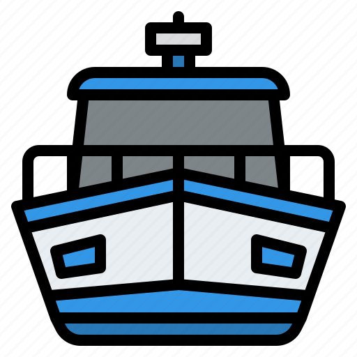 Boat, map, transit, transportation icon - Download on Iconfinder