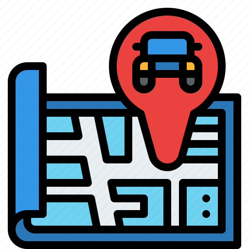 Car, location, map, position icon - Download on Iconfinder