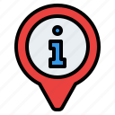 infomation, location, map, pin