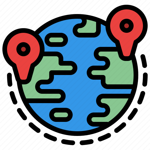 Distance, places, travel, world icon - Download on Iconfinder