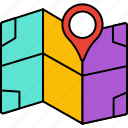 map, pin, gps, marker, navigation