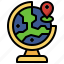 globe, earth, grid, world, map, placeholders, geography 