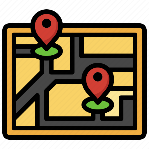 Map, pointer, location, placeholder, position icon - Download on Iconfinder