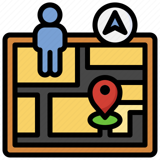 Street, view, maps, places, localization, pin icon - Download on Iconfinder