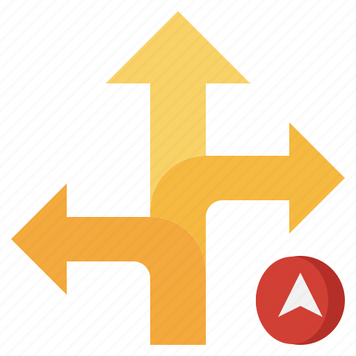 Direction, way, road, sign, arrows, route icon - Download on Iconfinder